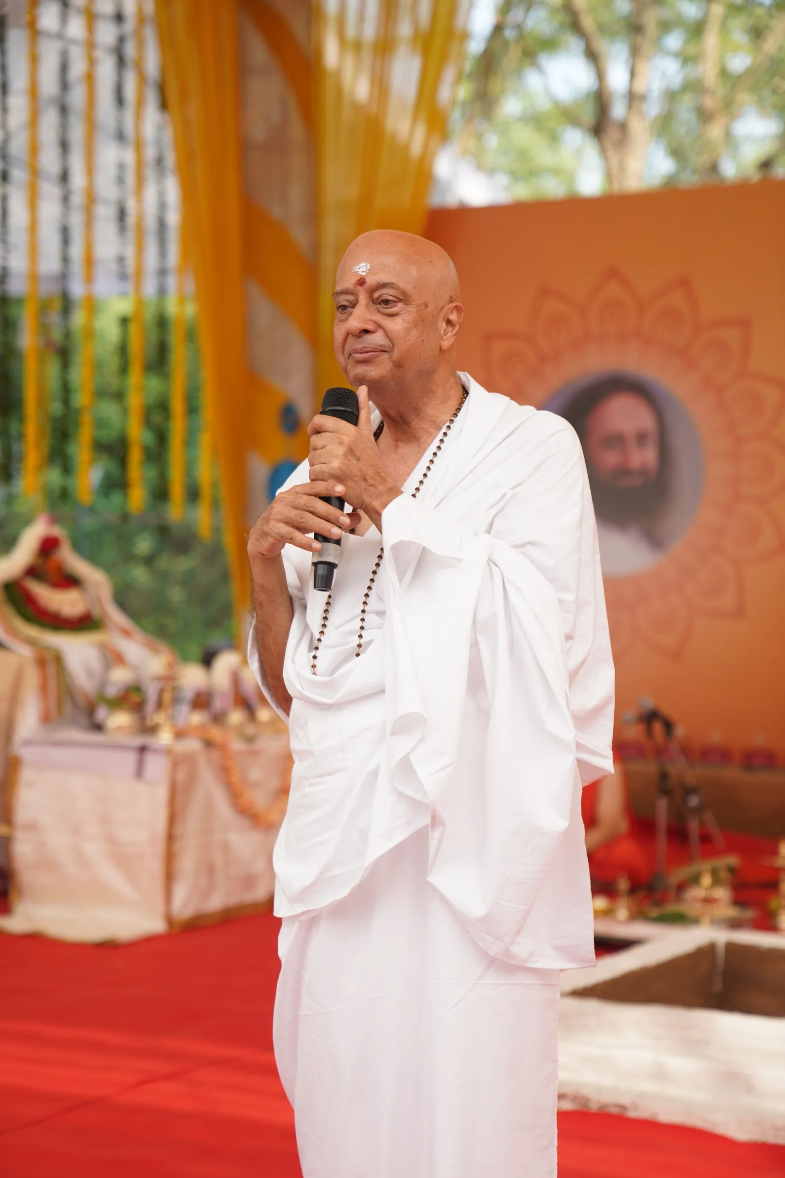 Devotees in celebration