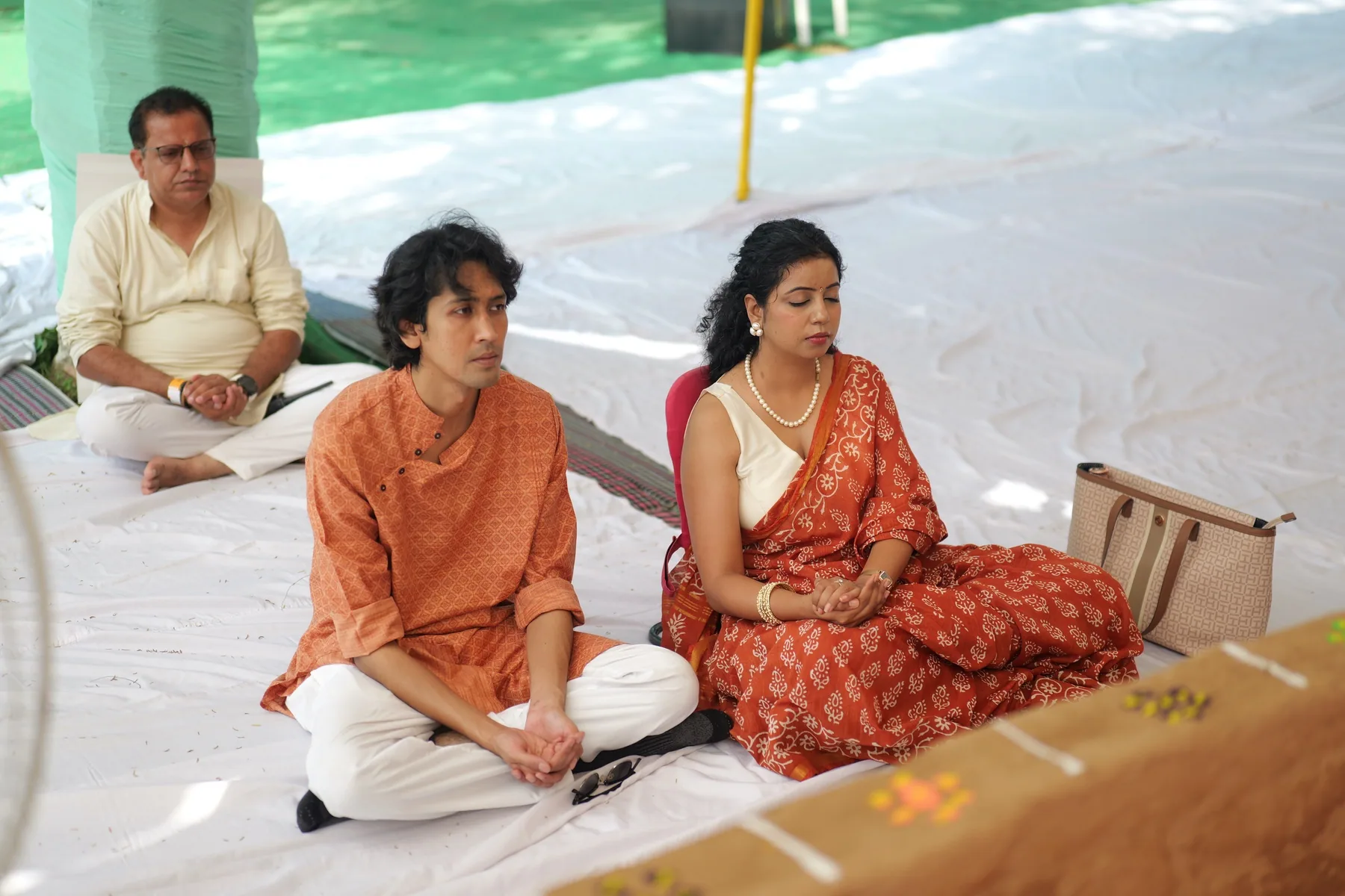 Sangha at Harivan Ashram