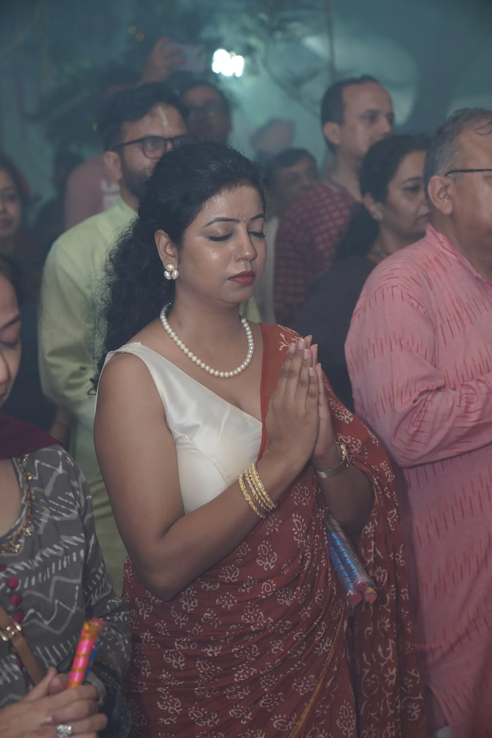 Sangha at Harivan Ashram