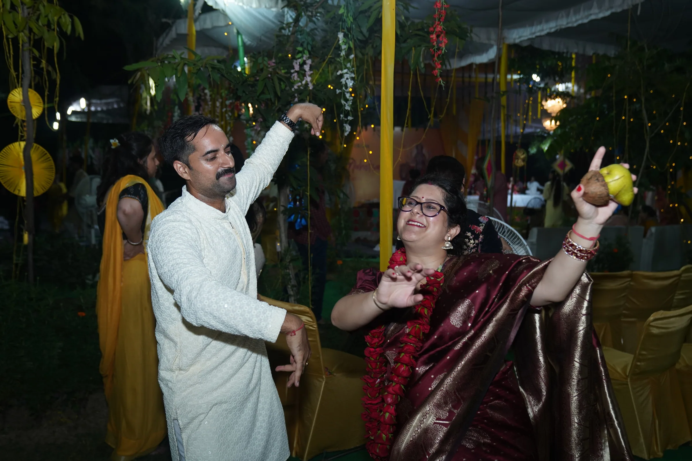 Sangha at Harivan Ashram